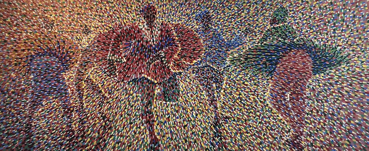 Peintures de danse colorées par Betty Acquah