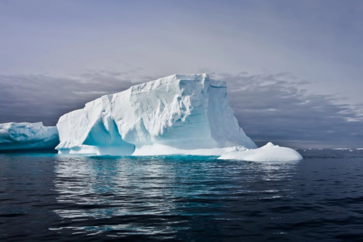 Melting glacier