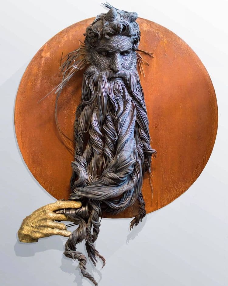 Metal Figurative Sculpture by Darius Hulea