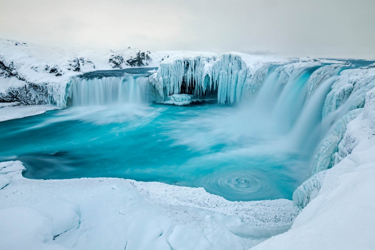 Godafoss waterfall in Iceland