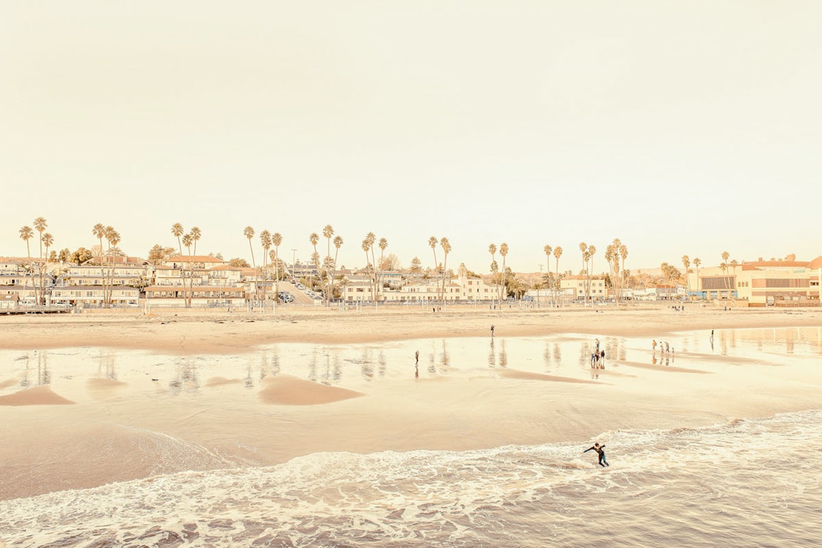 Beach by Santa Cruz Boardwalk