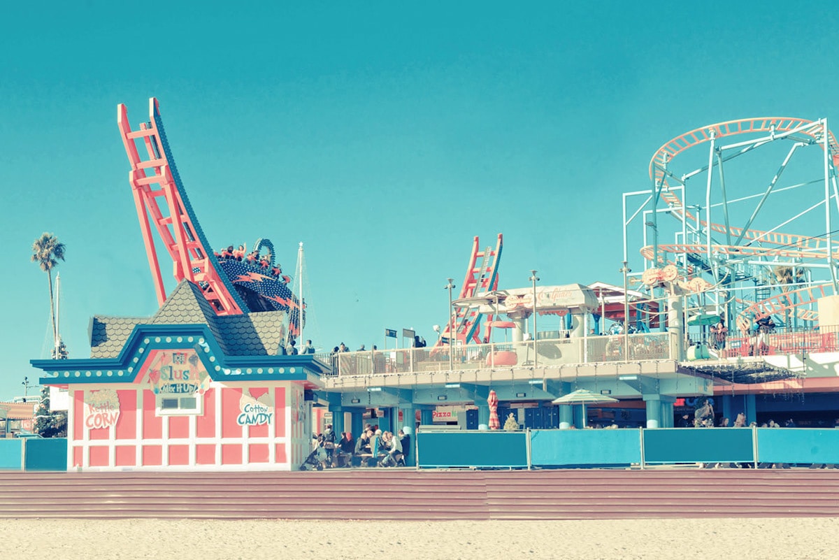 Rides in Santa Cruz Boardwalk