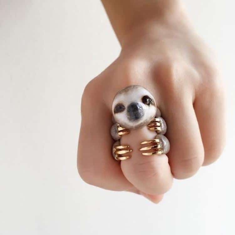 Sloth Ring at My Modern Met Store