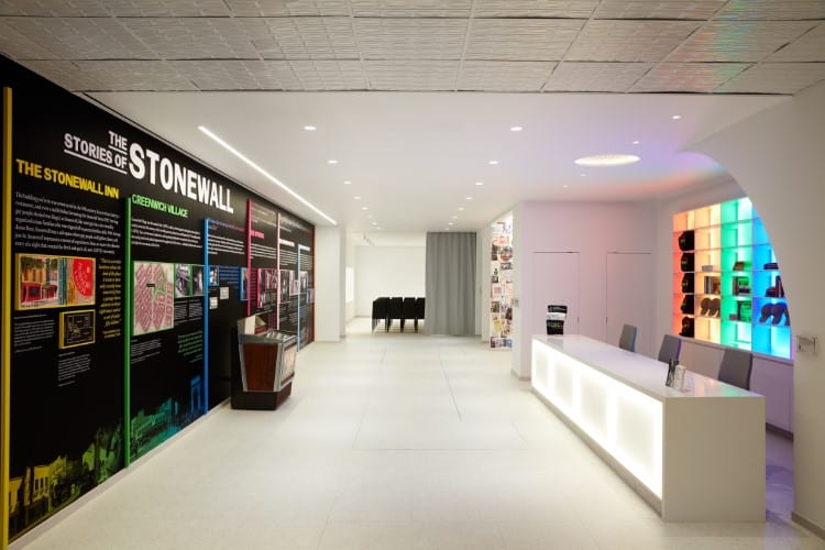 Interior of the Stonewall National Monument Visitor Center