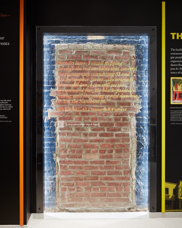 Exhibit at the Stonewall National Monument Visitor Center