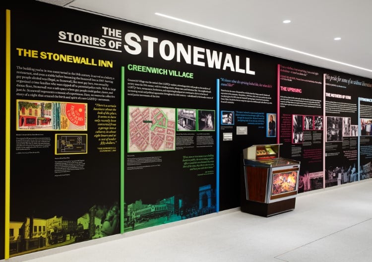 Exhibit at the Stonewall National Monument Visitor Center